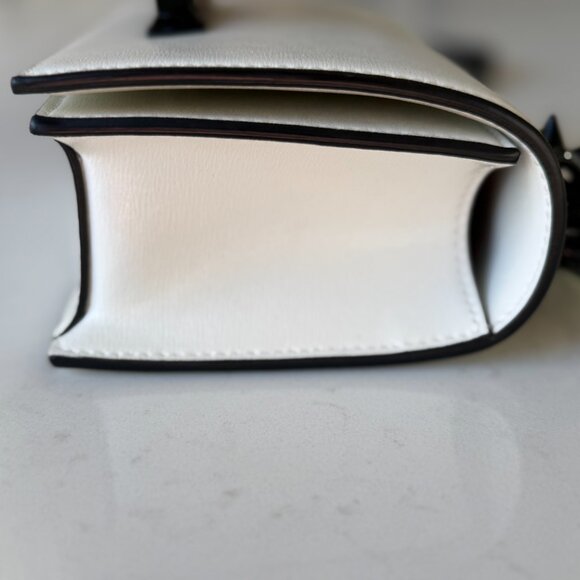 Alexander McQueen Mini Jewelled Satchel in Soft Ivory - Picture 5 of 12